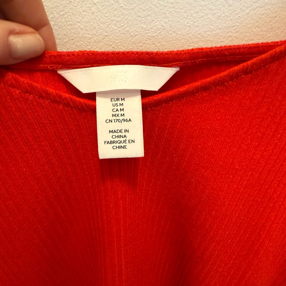 H&M Ribbed Square Neck Top - Picture 3 of 5
